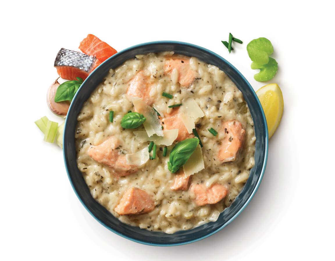 Creamy Salmon, Lemon & Herb Risotto